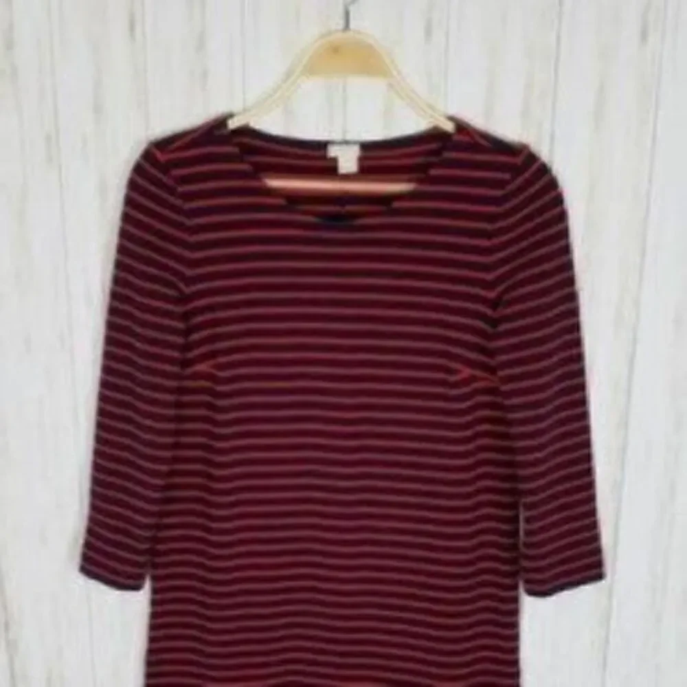 J. Crew Preppy Nautical Breton Striped Shift Dress